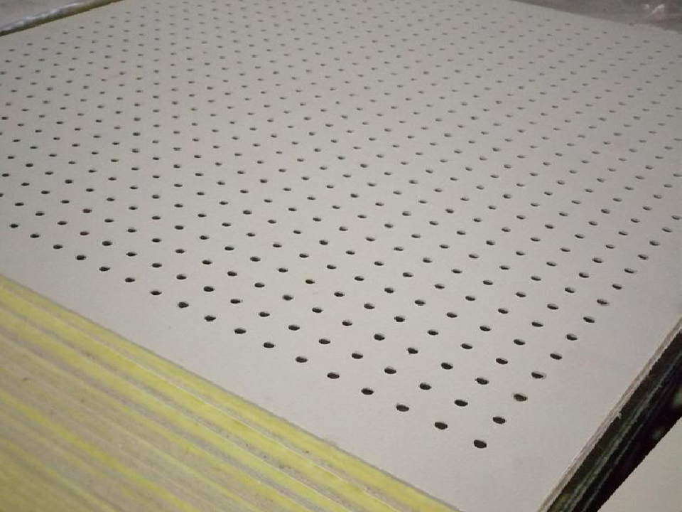 硅酸鈣板復(fù)合玻璃棉穿孔吸音板